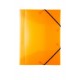 Idena Mapa A3 cu elastic, PP, Culoare: portocaliu translucid