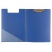 Idena Clipboard A4 cu capac si buzunar interior, Culoare: albastru