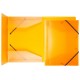 Idena Mapa A4 din plastic cu elastic, PP, Culoare: portocaliu translucid