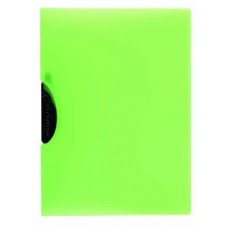 Idena Mapa cu clip A4, Culoare: verde translucid