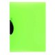 Idena Mapa cu clip A4, Culoare: verde translucid