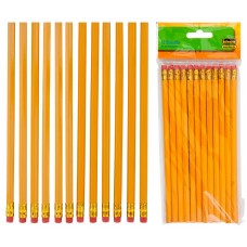 Idena Set 12 creioane cu radiera