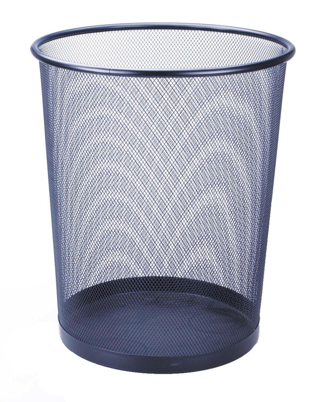Idena Cos hartie metalic 12,3 L Culoare: negru