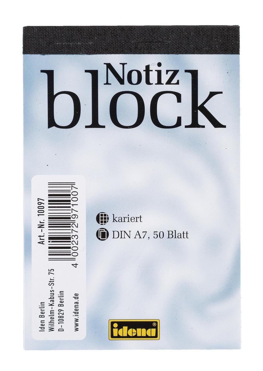Idena Block Notes A7 Matematica