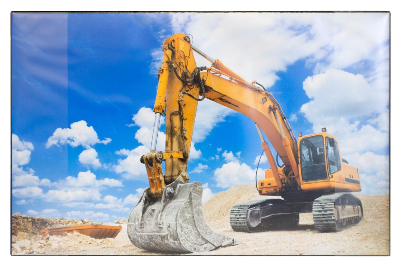 Idena Mapa de birou, Motiv: Excavator