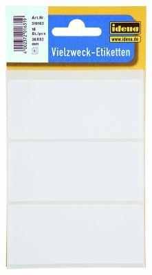 Idena Etichete albe, 36 x 82 mm