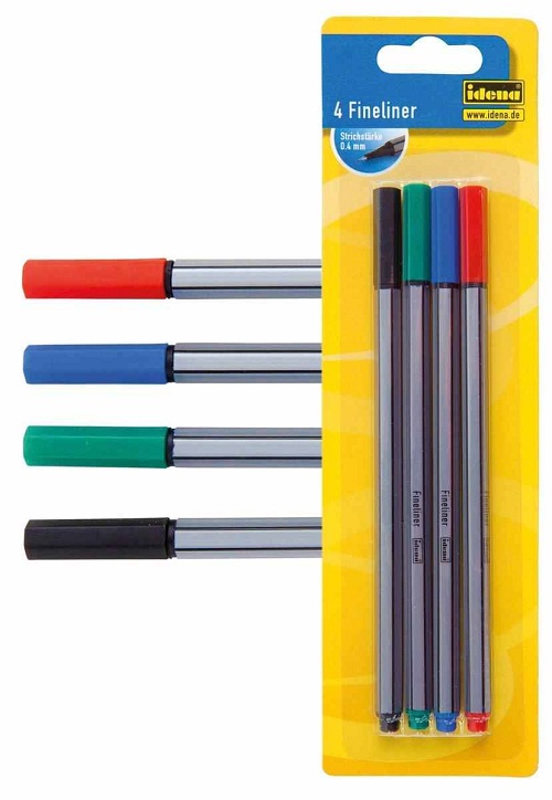 Idena Fineliner 4 culori