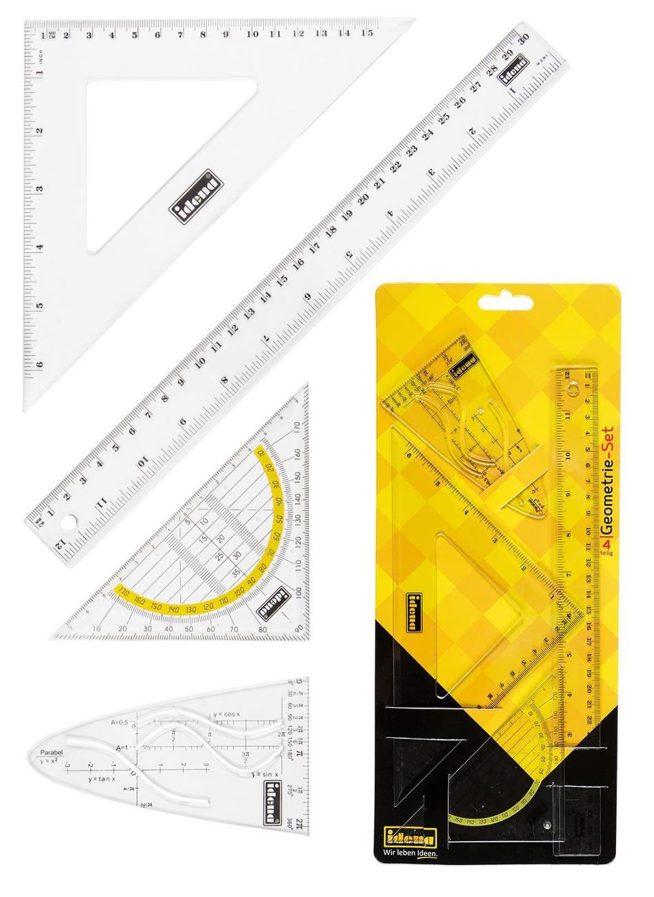 Idena Set geometrie 4 piese