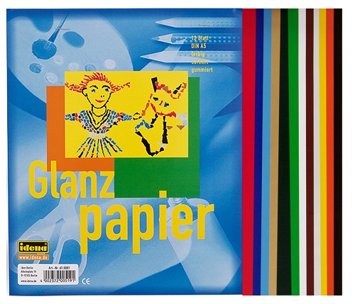 Idena Hartie glasata lucioasa A5