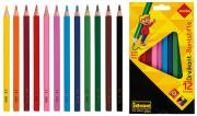 Idena Creioane color Jumbo 12 culori FSC